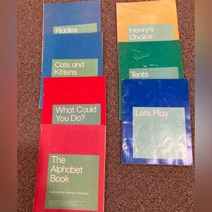 Lot of 7 Vintage Readers 1971 Scott Foresman Levels 1 & 2